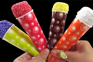 Foam Clay Ice Cream Surprise Toys For Kids Hello Kitty Slinky Dog Littlest Pet Shop Princess Ariel