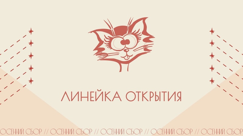 Линейка открытия. Киса 2021
