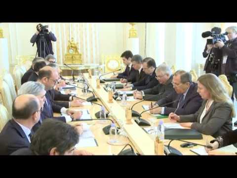 С. Лавров и А. Альфано, Sergey Lavrov Angelino