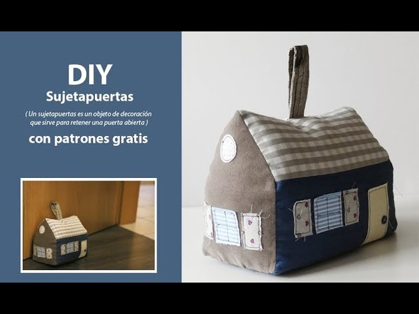 DIY: Sujetapuertas, Tope para puertas con patrones