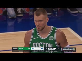 Kristaps Porziis Scores His First Points As A Celtic!