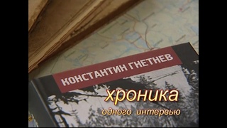 Константин Гнетнев. Хроника одного интервью