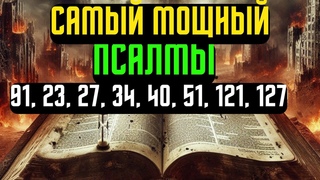 Самые сильные Псалмы 91, 23, 27, 34, 40, 51, 121, 127.