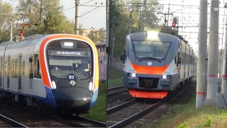 Электропоезда ЭГЭ2ТВ-032 Иволга и ЭП2Д-0160 ЦППК