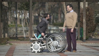 laddroller, the 4x4 standing wheelchair of the
