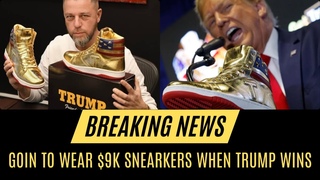 Russian oligarch CEO paid $9k for Trump autographed limited edition sneaker #trump #sneakercon