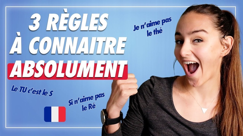 French conjugation : 3 rules you MUST