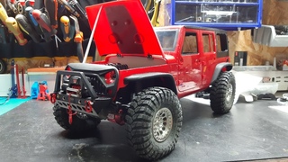 Traxxas trx4 jeep wrangler, Нарезка резины TRX4, RC Live.