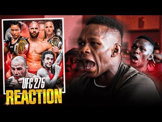 Israel Adesanya Reacts to INSANE UFC 275 PPV