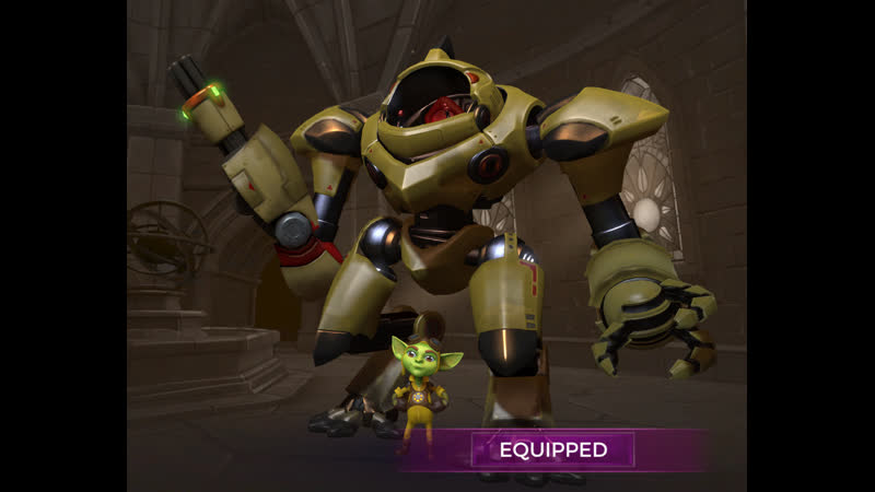 Paladins Ruckus Assembly skin before rework and