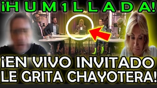 H U M I L L A D A  ADELA MICHA! EN VIVO INVITADO LE GRITA CHAY0TERA!