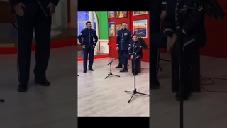 Песню на Казахском языке исполнили Американские Военнослужащие.