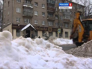 Костромичи оказались неготовы к снегопаду