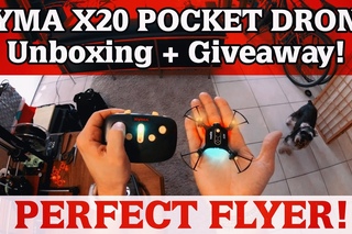 Syma X20 Pocket Drone Unboxing + Giveaway - Great Little Flyer!