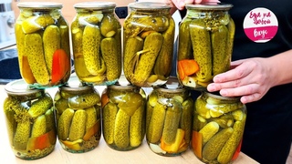Маринованные Огурцы на зиму в Банках Только так, Другие способы не признаю! Хрустят БЕЗ хрена!