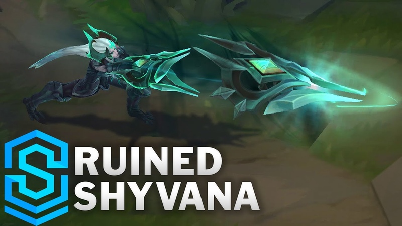 Ruined Shyvana Skin Spotlight Pre Release League of