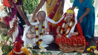 The wedding of  Lakshman D.&  Subhadra  Chiang MaiThailand 11th July 22 B