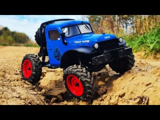 Зверь бездорожья FMS FCX24 Power Wagon 4х4 ... Порталы, 2 скорости и короткая база!
