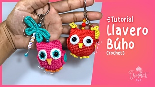 🦉 Llavero de Búho tejido a crochet | AMIGURUMIS | TUTORIAL | PASO A PASO
