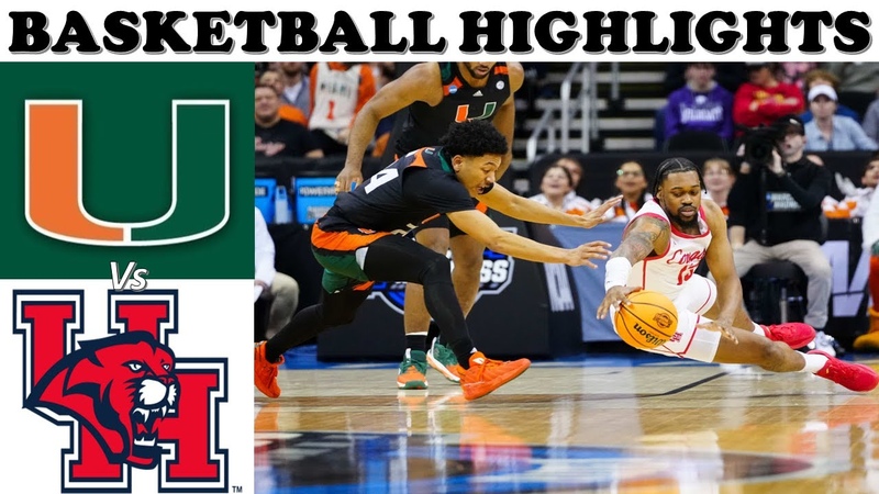 Miami vs Houston Basketball Highlights March Madness Sweet 16 NCAA