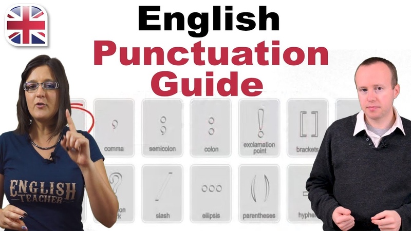 English Punctuation Guide English Writing