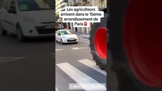 Agriculteurs dans le 15eme de paris #agriculteur #agriculture #paris #france