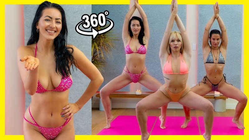 Bikini Yoga TOTAL Strength Challenge Can You Handle It (in 360 VR