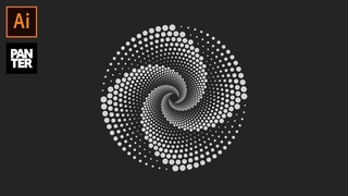 How to Create Dotted Spiral Vortex | Adobe Illustrator Tutorial