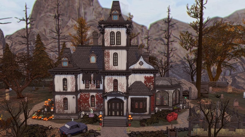 Addams Family House, HALLOWEEN Special , SIMS 4 Forgotten Hollow, Stop Motion