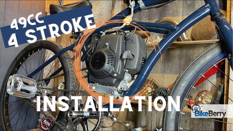 Snug Fit Magic: 4 Stroke Engine Install on a Switz Cruz, Bike