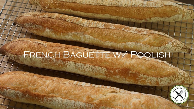 French Baguette w, Poolish Bruno
