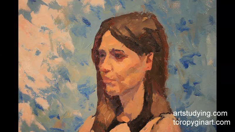 Портрет девушки с собачкой (6), портрет, 108