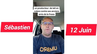 Sbastien braud 12 Juin un producteur de lait en colere contre ses anciens amis de la fnsea