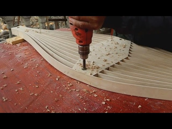 Ingenious and Creative Woodworking Design, Build a Table From Strips Of