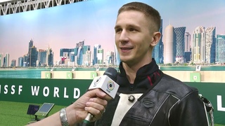 Interview Lazar Kovacevic Silver medal 10 Air Rifle Men - 2023 Doha (QAT) - ISSF World Cup Final