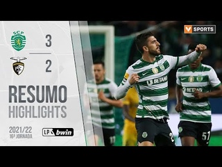 Highlights | Resumo: Sporting 3-2 Portimonense (Liga 21/22 #16)