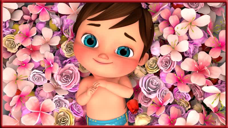 NEW A Flower In My Garden, Banana Cartoon 3 D Nursery Rhymes Baby Kids Songs