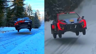Rally Sweden 2023 Toyota vs Hyundai WRC | Mad Max Speed Test | Full HD