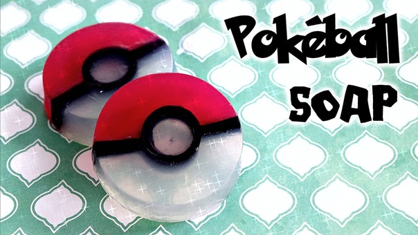 DIY Pokeball Soap, , Pokemon Inspired Handmade Soap, , DIY Soap Making, , Pokémon