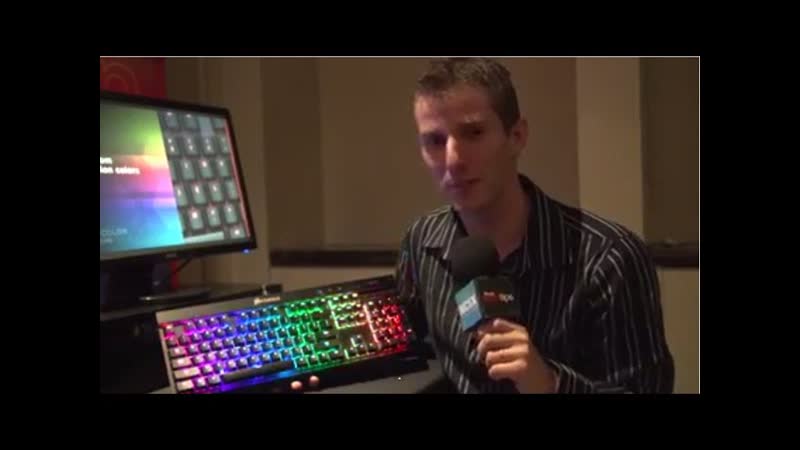 Corsair RGB Backlit Mechanical Keyboard CES
