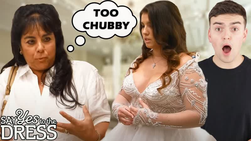 REACTING TO PLUS SIZE WEDDING DRESSES (i cant believe she said