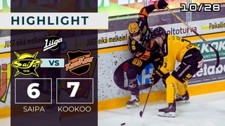 Saipa vs KooKoo(maalikosste)=2023/10/27 smliiga highlights 2023/2024