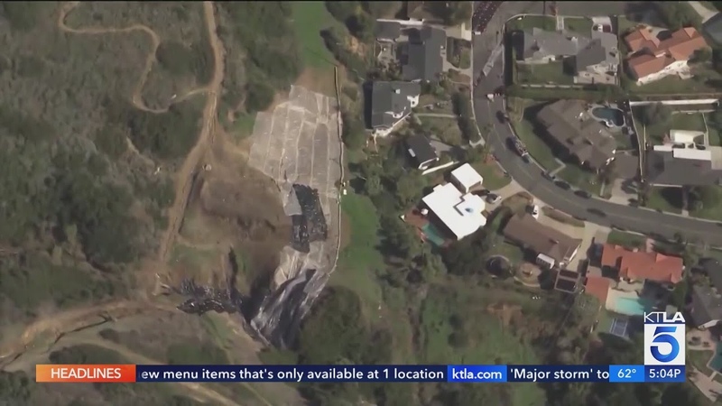 City officials address massive landslide threatening homes in Rancho Palos