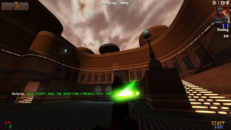 Jedi Knight: Jedi Academy: Starty vs ASD 1v1 Base