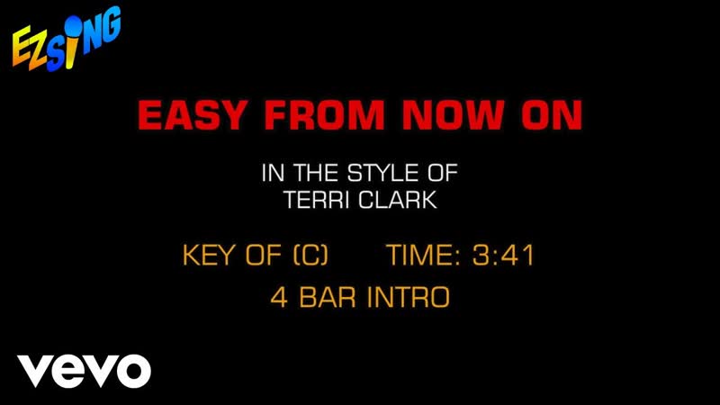 Terri Clark Easy From Now On ( Karaoke EZ