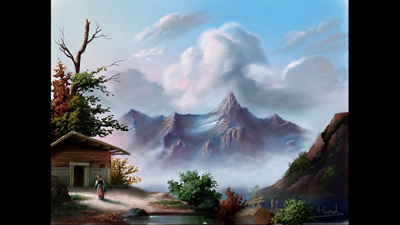 Digital Art Landscape Step By Step Using Sketchbook By Yasser