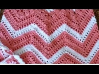 Узор крючком. Зигзаг.