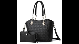 PU Leather Large Capacity Tote Bag