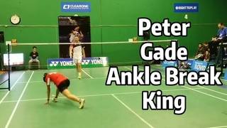 Peter Gade MASTERCLASS | Peter Gade vs Female Player Exhibition Match | Badminton Trick Shots