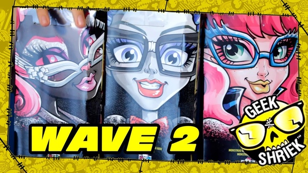 Monster High: Geek Shriek Wave 2 Review Catty, Ghoulia, Gigi Revisión en